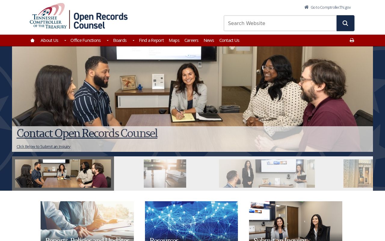 Warren County criminal records Tennessee open records guidance